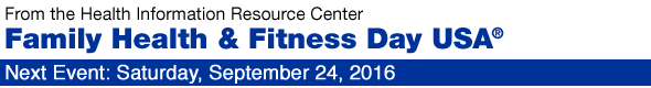 Family Health & Fitness Day USA